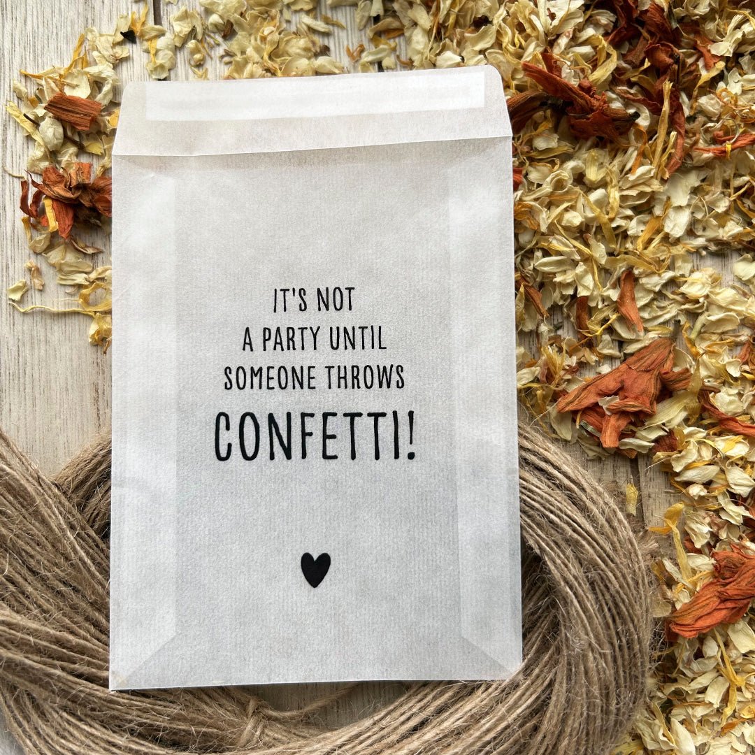 Confetti Packets Party Design 6 Confetti Packets Confetti Bee