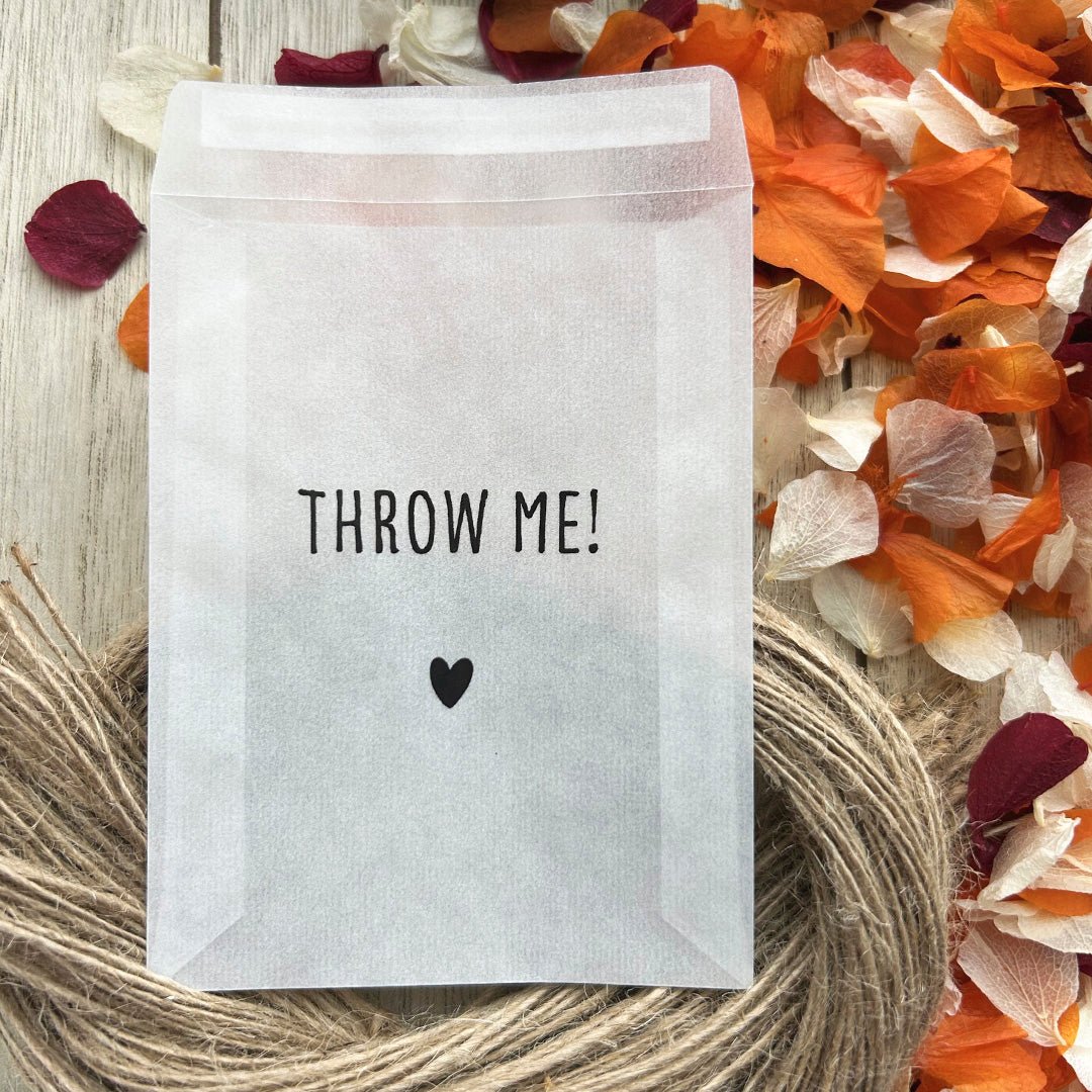 Confetti Packets Throw Me Design 6 Confetti Packets Confetti Bee