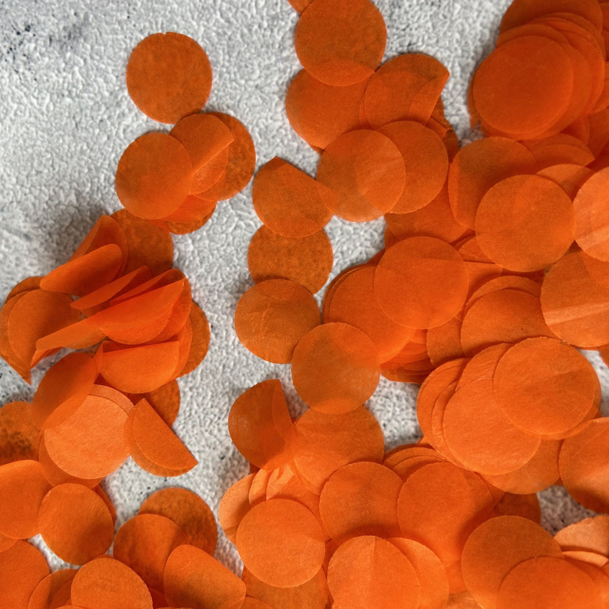 Orange Paper Confetti Biodegradable Paper Confetti Confetti Bee
