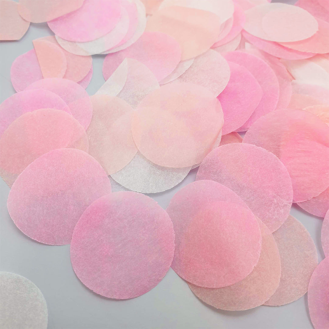Pink White Paper Pink & White Paper Confetti | Biodegradable Paper Confetti | Confetti Bee