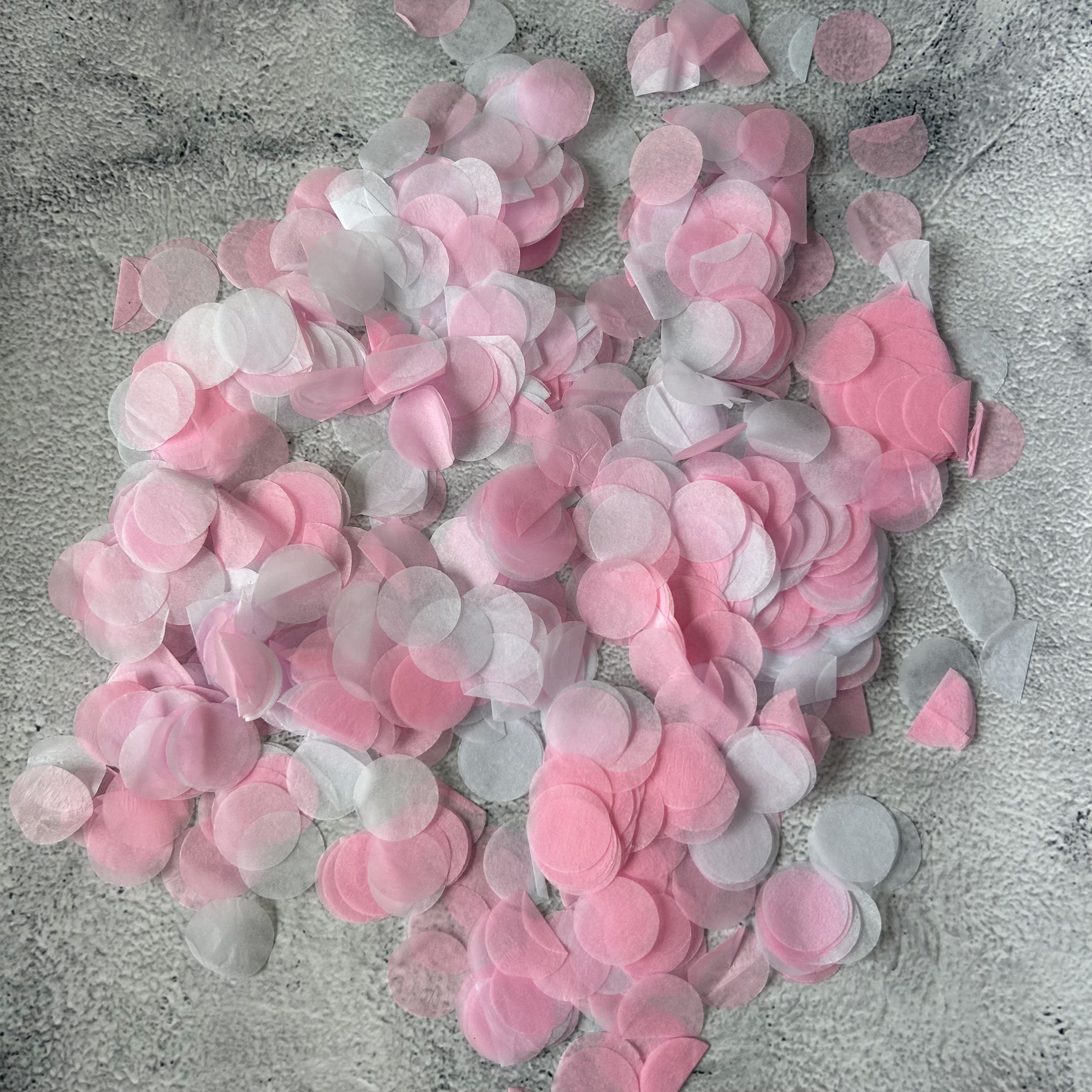 Pink White Paper Pink & White Paper Confetti | Biodegradable Paper Confetti | Confetti Bee