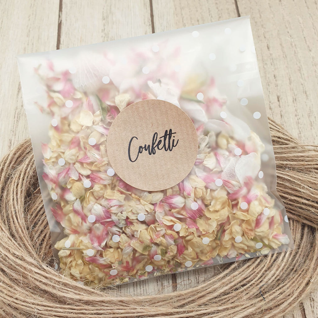 Pre Filled Confetti Packaging | Filled Confetti Packaging | Confetti Bee