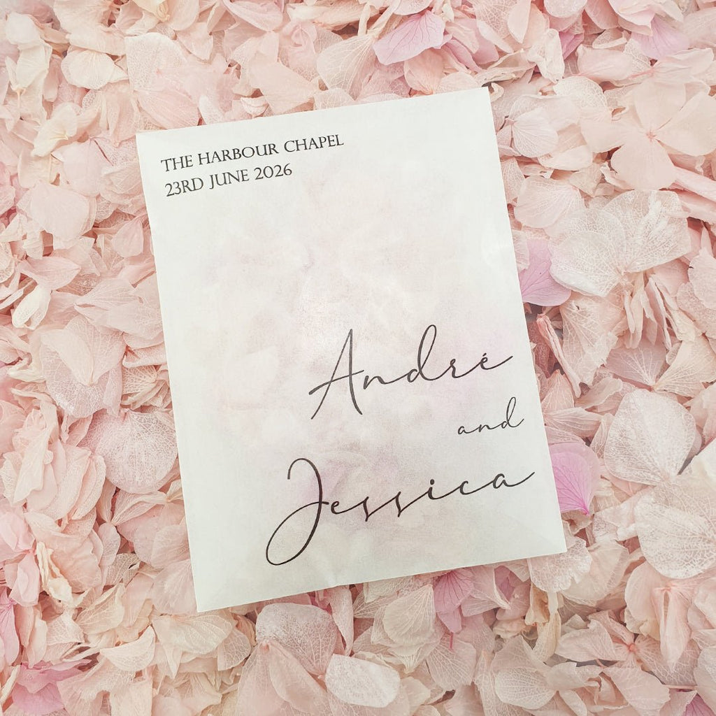 Blossom Pink Hydrangea Petals - Limited Edition - Confetti Bee
