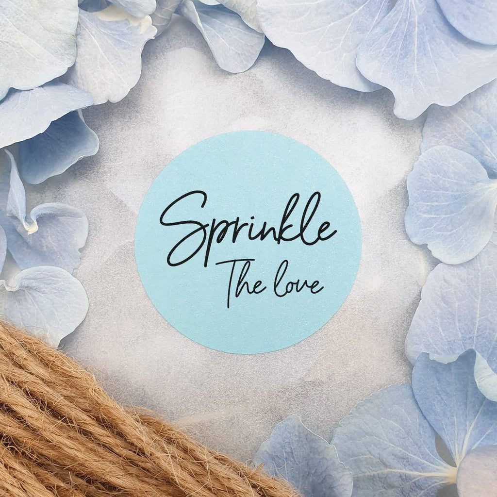 Blue Stickers - Sprinkle The Love Design 3 - Confetti Bee