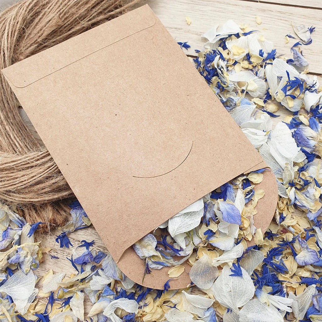 Confetti Kraft Brown Packets - Illustrated Design 6 - Confetti Bee
