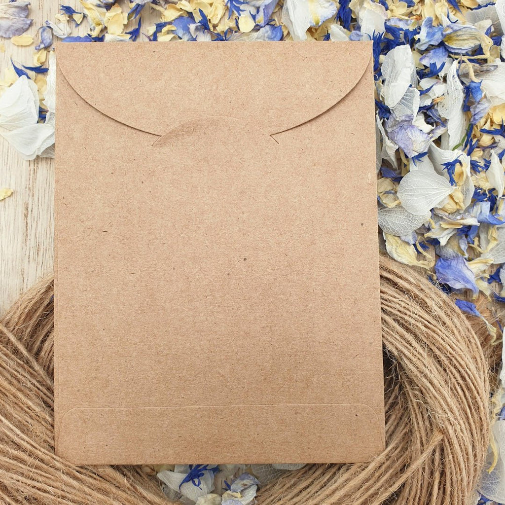 Confetti Kraft Brown Packets - Illustrated Design 6 - Confetti Bee