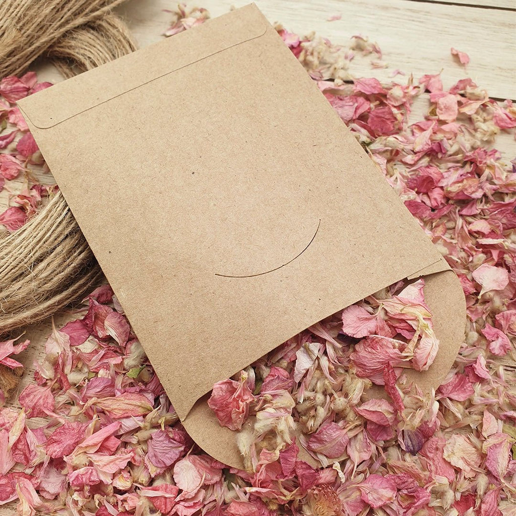 Confetti Kraft Brown Packets - Illustrated Design 9 - Confetti Bee