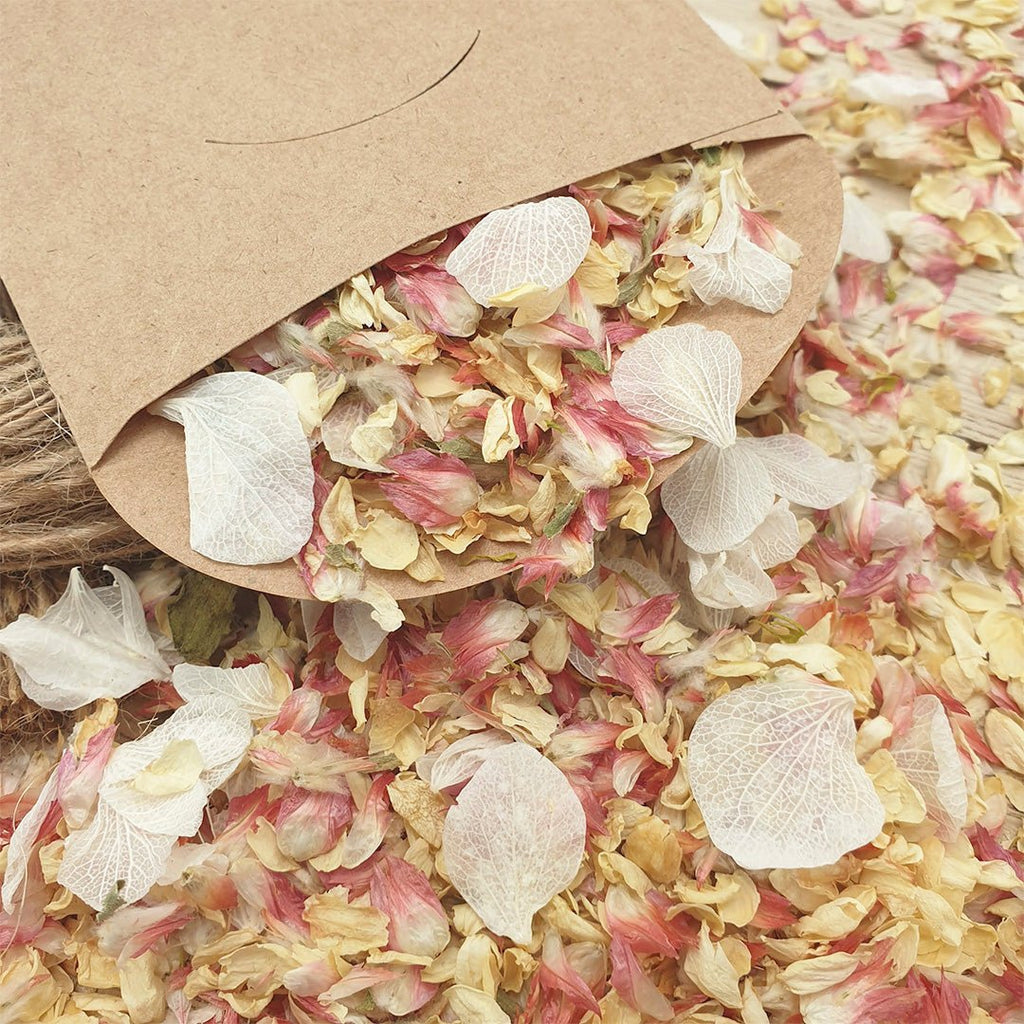Confetti Kraft Brown Packets - Initials Design 13 - Confetti Bee