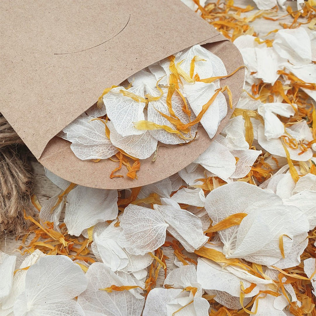 Confetti Kraft Brown Packets - Initials Design 8 - Confetti Bee