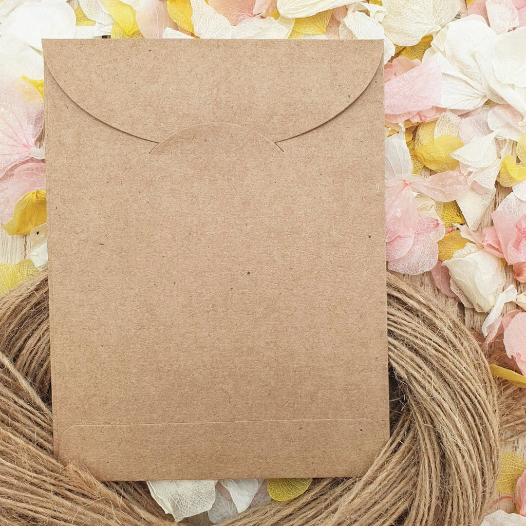 Confetti Kraft Brown Packets - Order Of The Day Design 9 - Confetti Bee