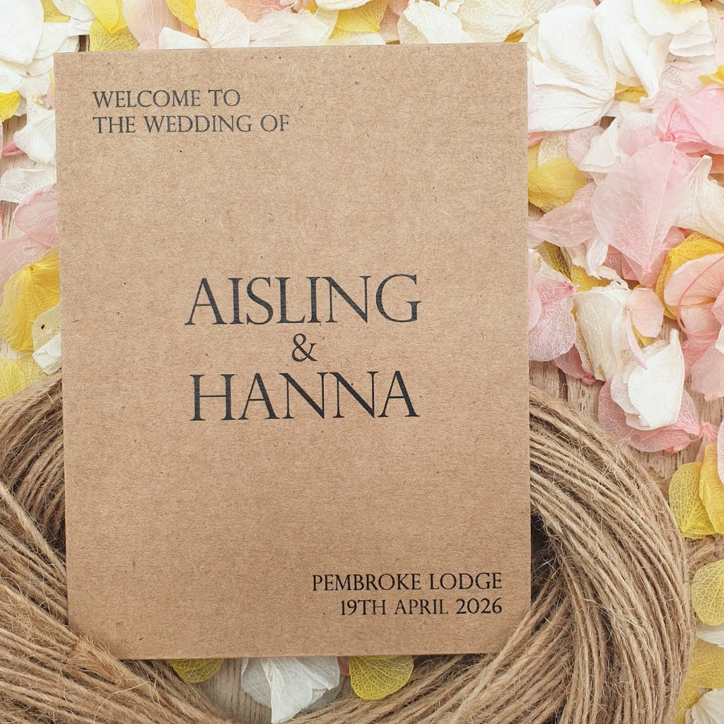 Confetti Kraft Brown Packets - Welcome Design 11 - Confetti Bee