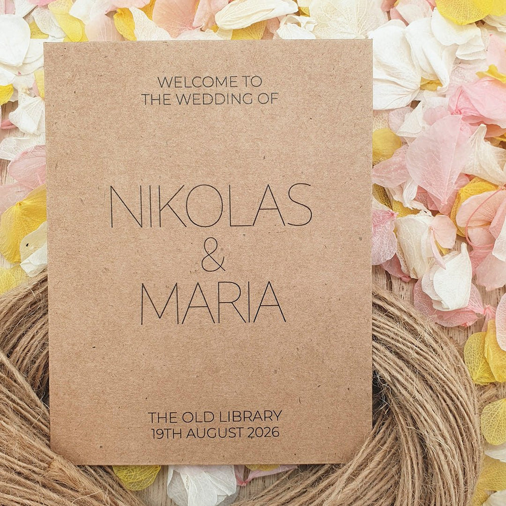 Confetti Kraft Brown Packets - Welcome Design 8 - Confetti Bee