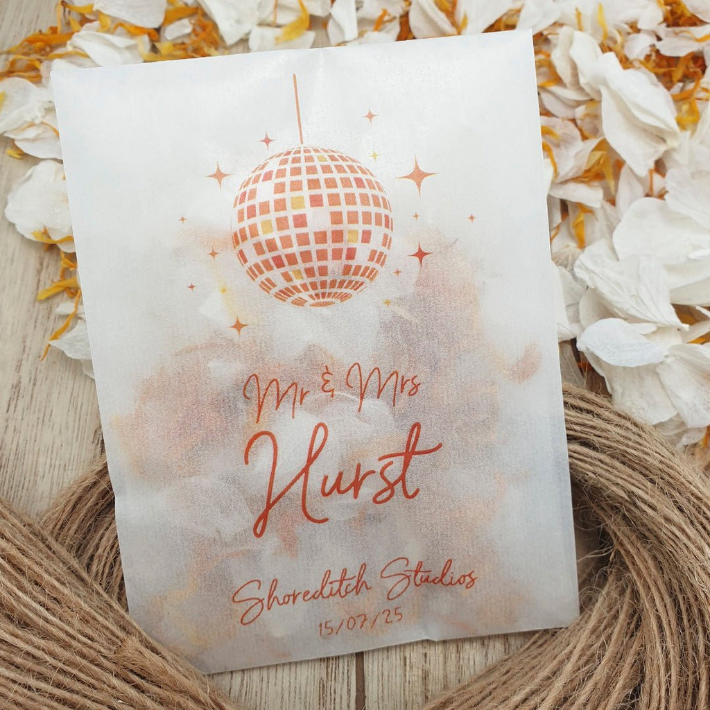 Confetti Packets - Disco Design 3 - Confetti Bee