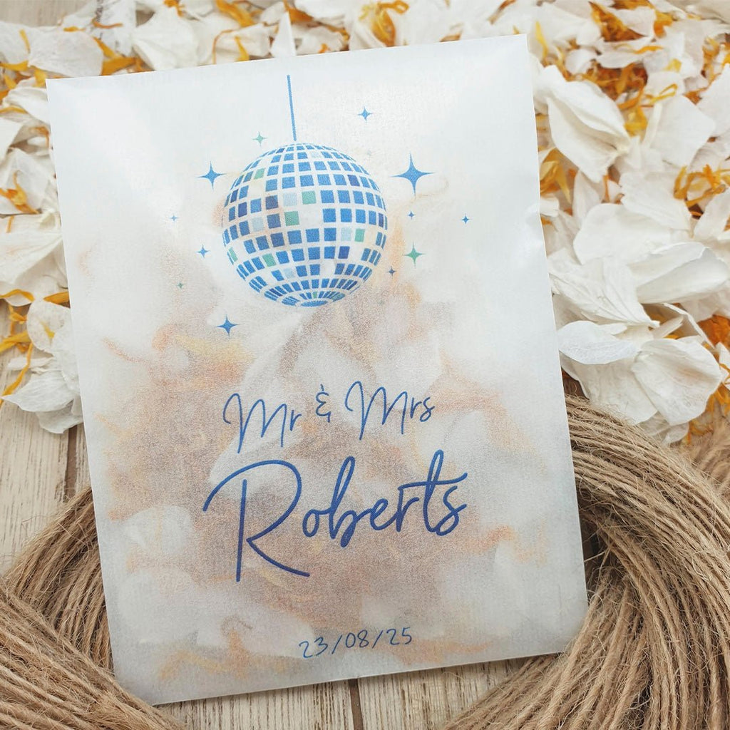 Confetti Packets - Disco Design 4 - Confetti Bee