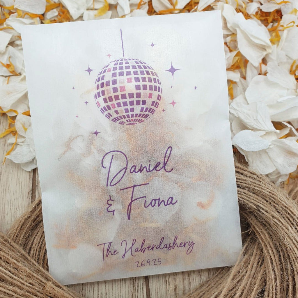 Confetti Packets - Disco Design 5 - Confetti Bee
