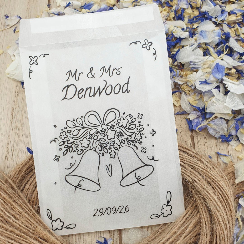 Confetti Packets - Illustrated Design 6 - Confetti Bee