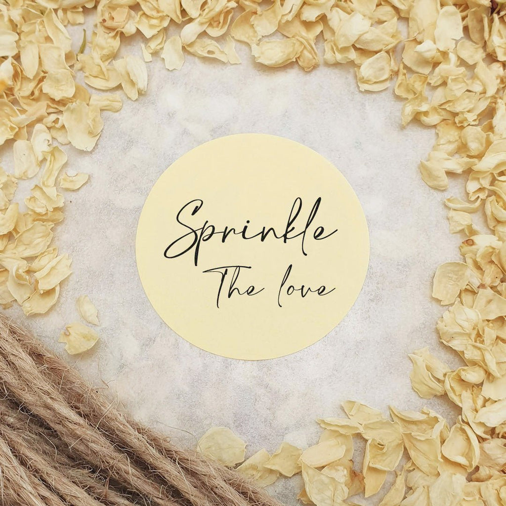 Cream Stickers - Sprinkle The Love Design 2 - Confetti Bee