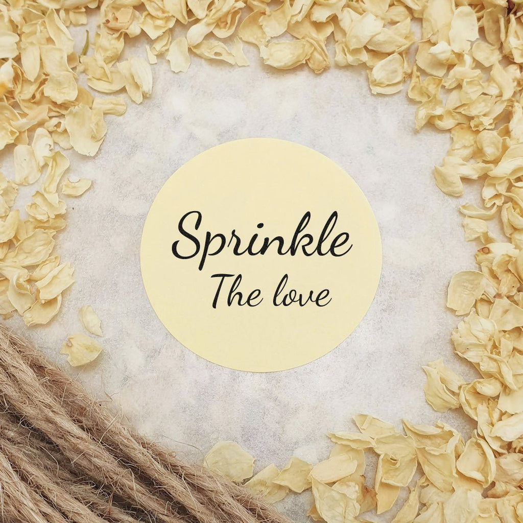 Cream Stickers - Sprinkle The Love Design 5 - Confetti Bee