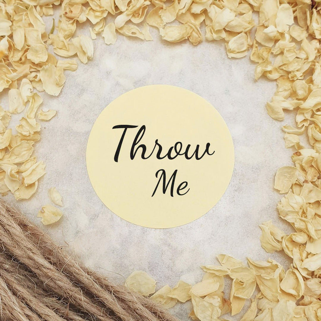 Cream Stickers - Throw Me Design 5 - Confetti Bee