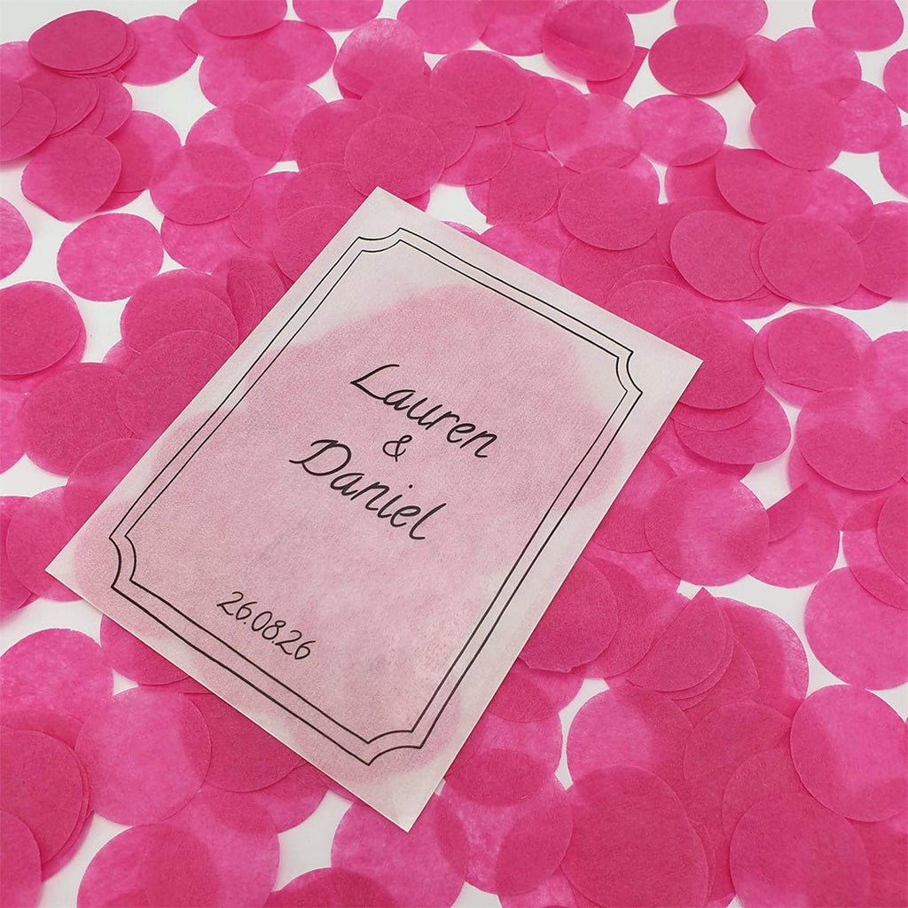Fuchsia Paper Confetti - Confetti Bee