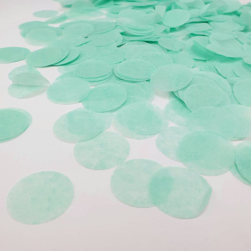 Mint Green Paper Confetti - Confetti Bee