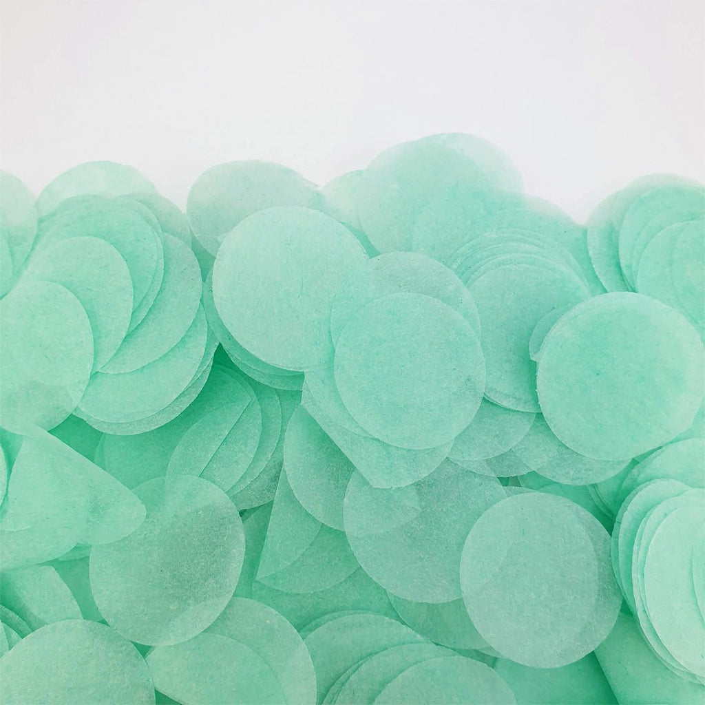 Mint Green Paper Confetti - Confetti Bee