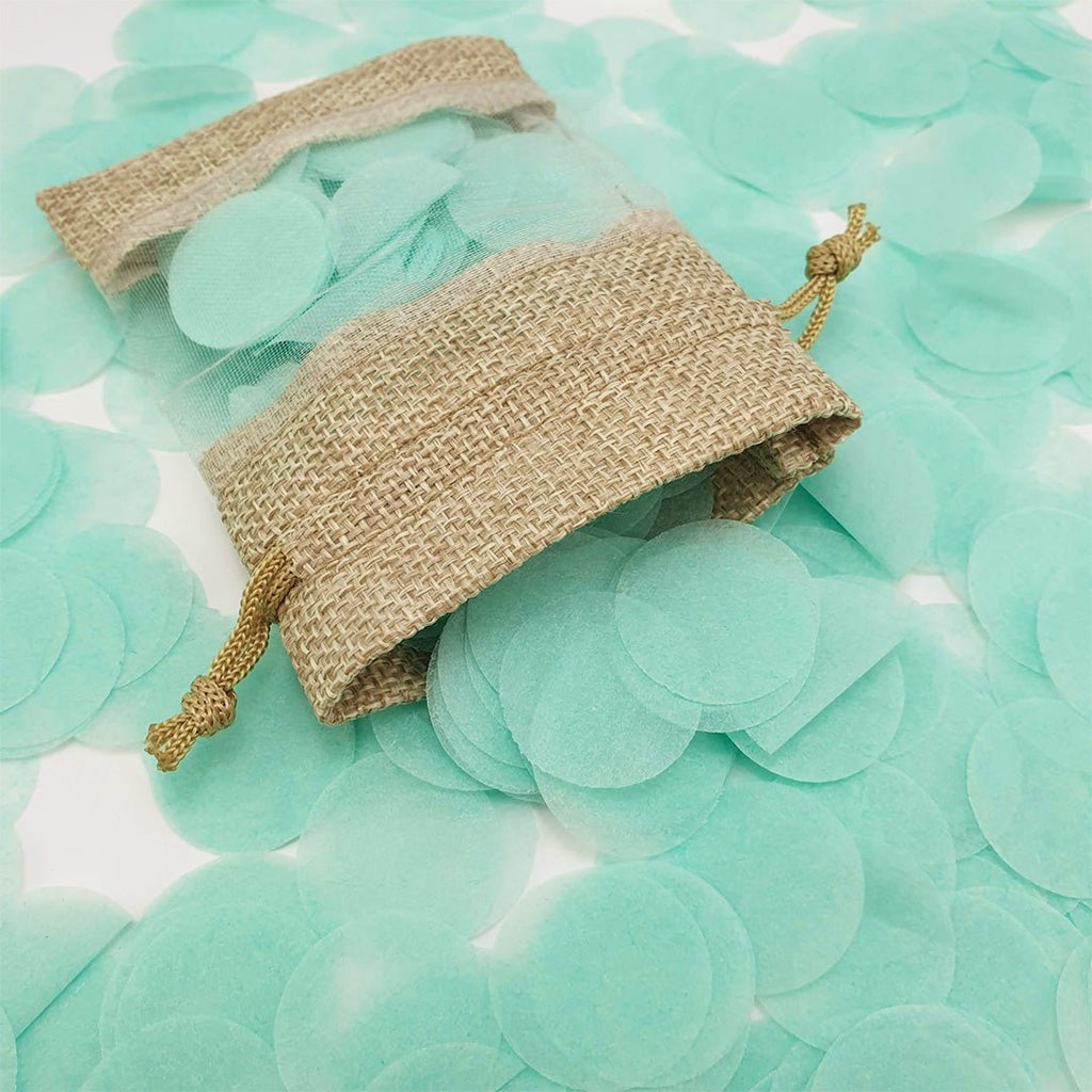 Mint Green Paper Confetti - Confetti Bee