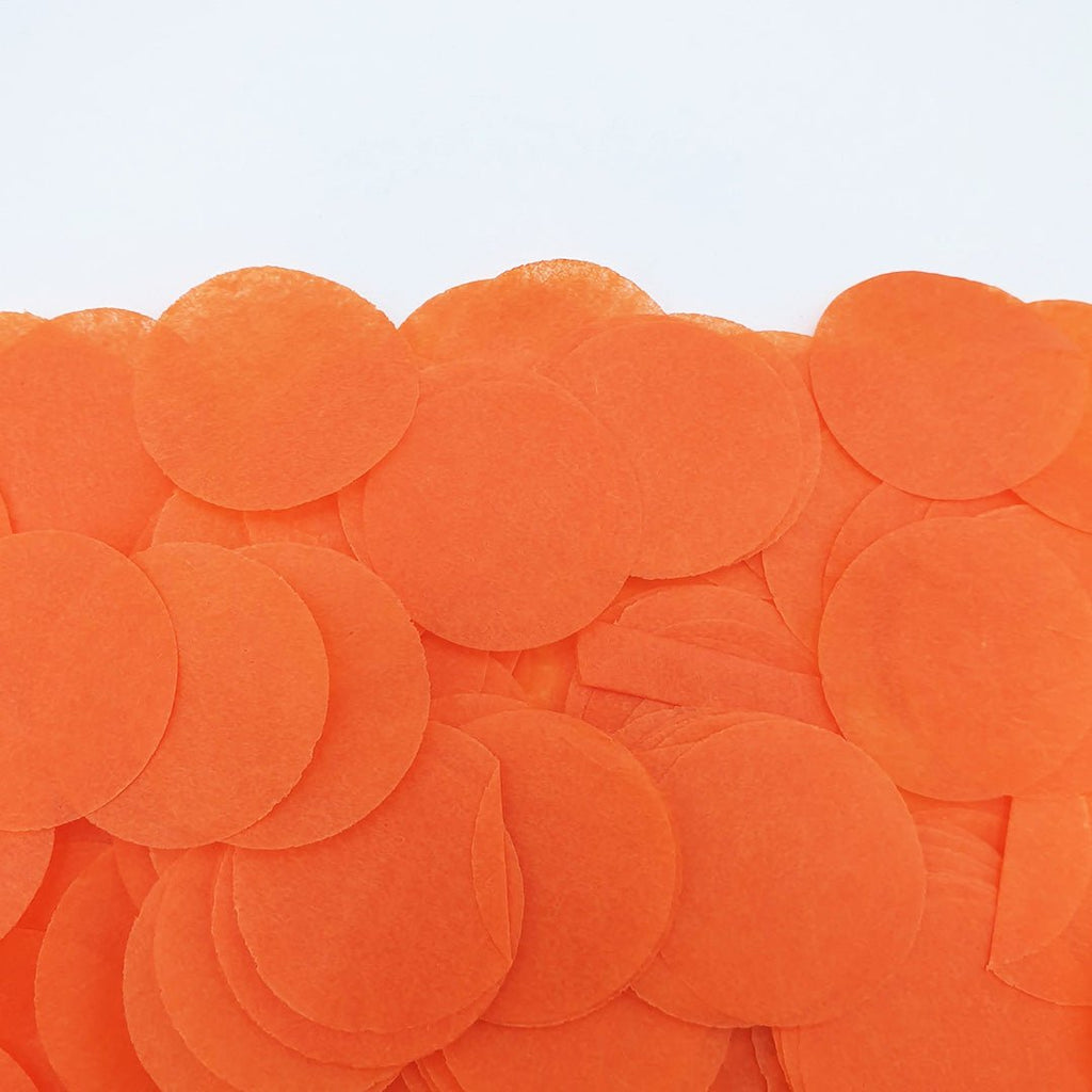 Orange Paper Confetti - Confetti Bee