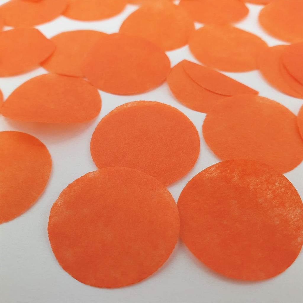 Orange Paper Confetti - Confetti Bee
