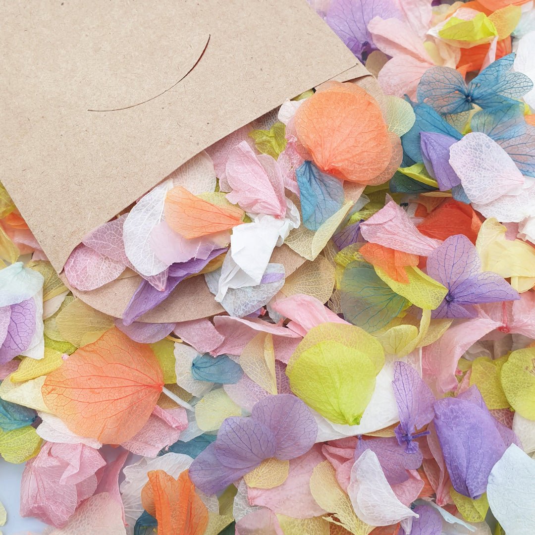 Over The Rainbow Confetti | Natural Wedding Confetti | Confetti Bee