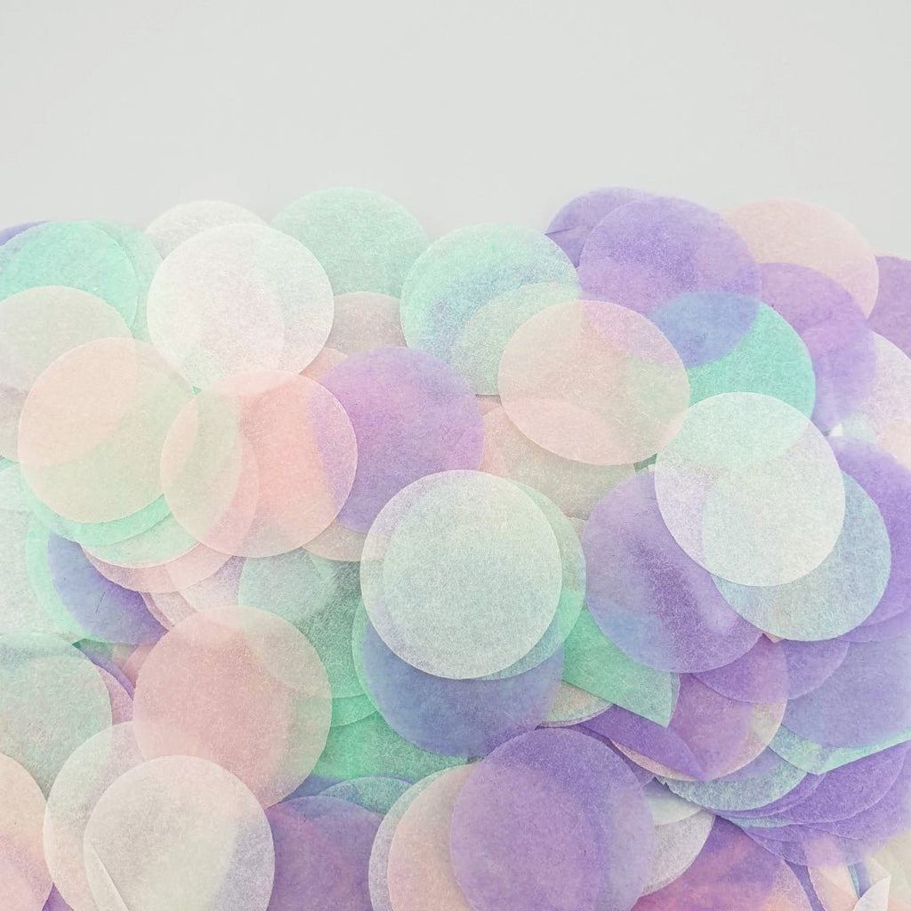 Pastel Rainbow Paper Confetti - Confetti Bee