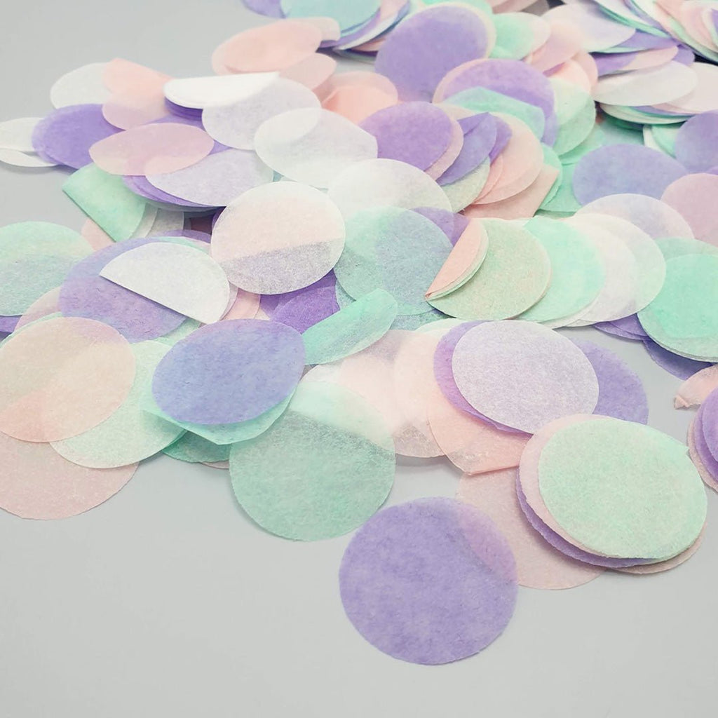 Pastel Rainbow Paper Confetti - Confetti Bee