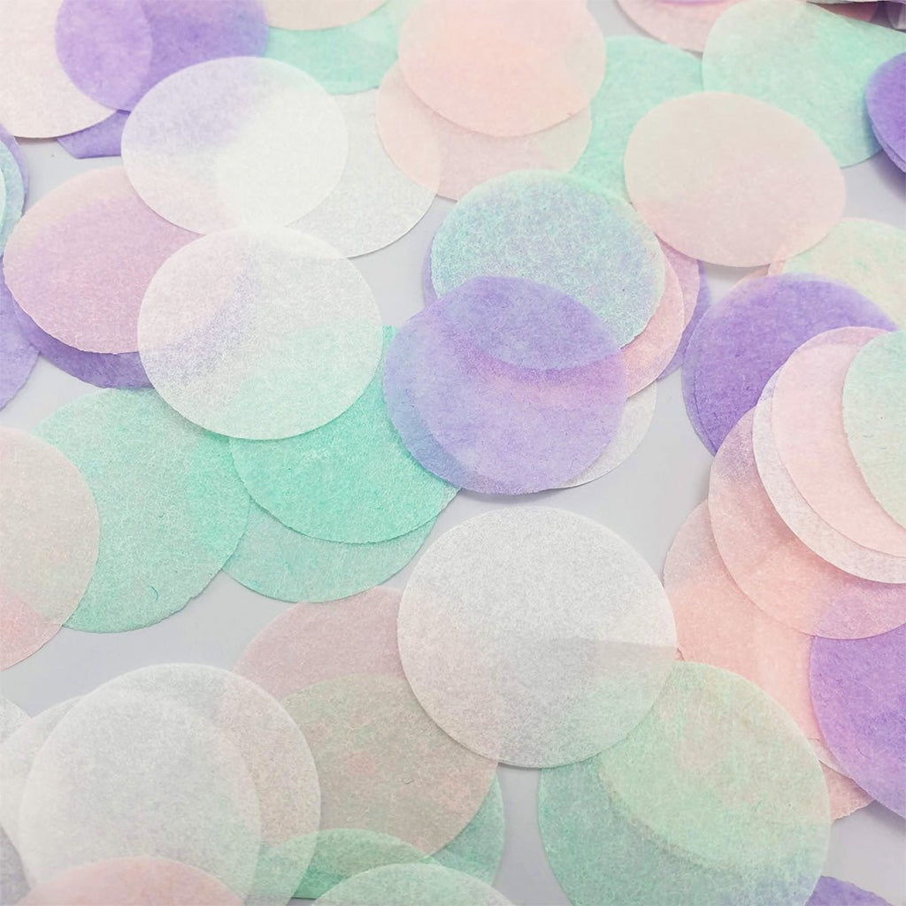 Pastel Rainbow Paper Confetti - Confetti Bee