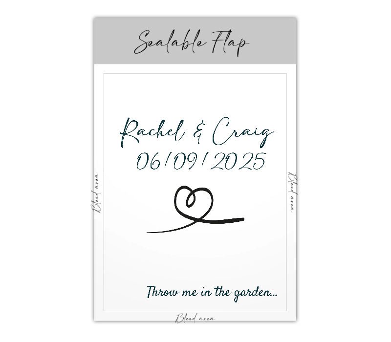 Personalised Confetti Packet - Online Designer - Confetti Bee