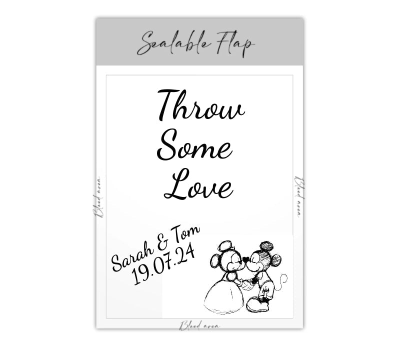 Personalised Confetti Packet - Online Designer - Confetti Bee