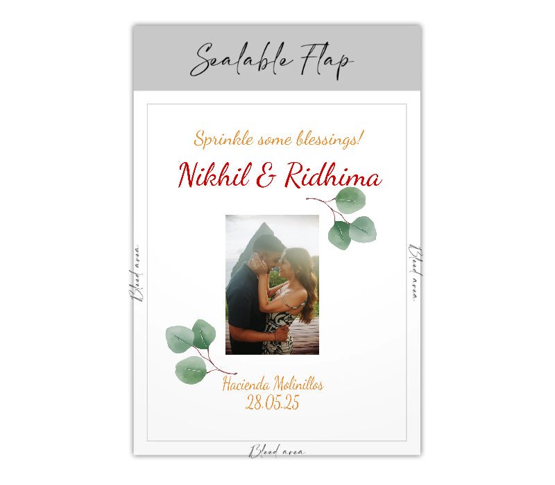 Personalised Confetti Packet - Online Designer - Confetti Bee