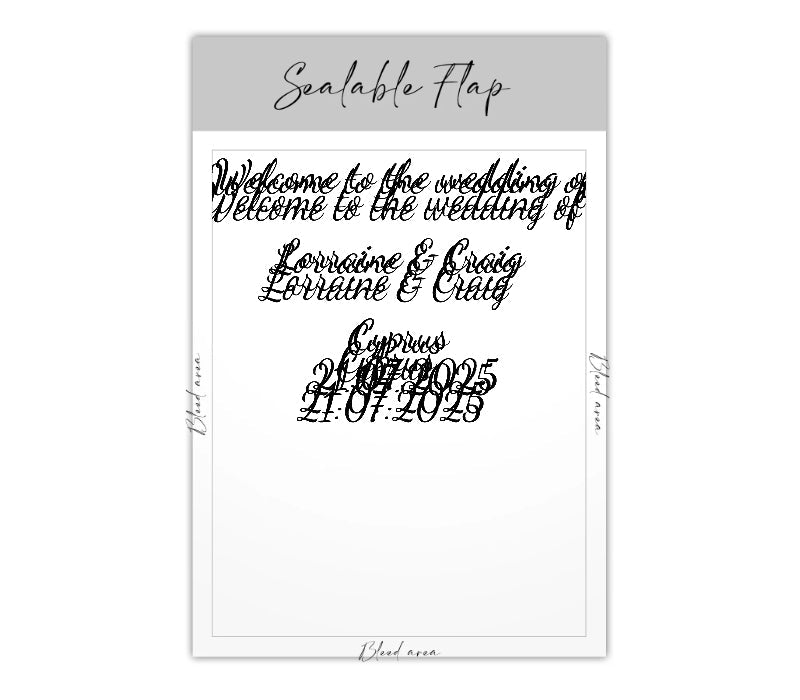 Personalised Confetti Packet - Online Designer - Confetti Bee