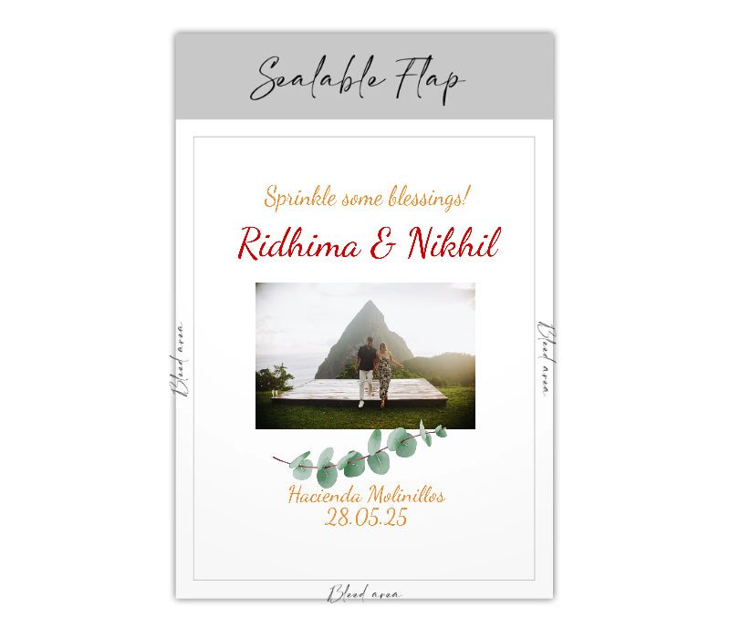 Personalised Confetti Packet - Online Designer - Confetti Bee