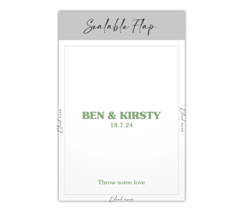 Personalised Confetti Packet - Online Designer - Confetti Bee