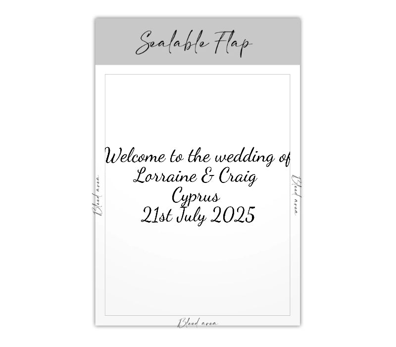 Personalised Confetti Packet - Online Designer - Confetti Bee