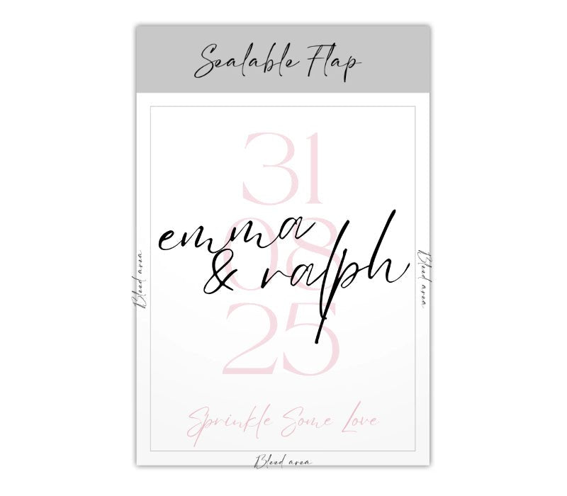Personalised Confetti Packet - Online Designer - Confetti Bee