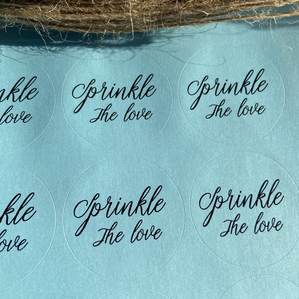 Blue Stickers - Sprinkle The Love Design 4 - Confetti Bee