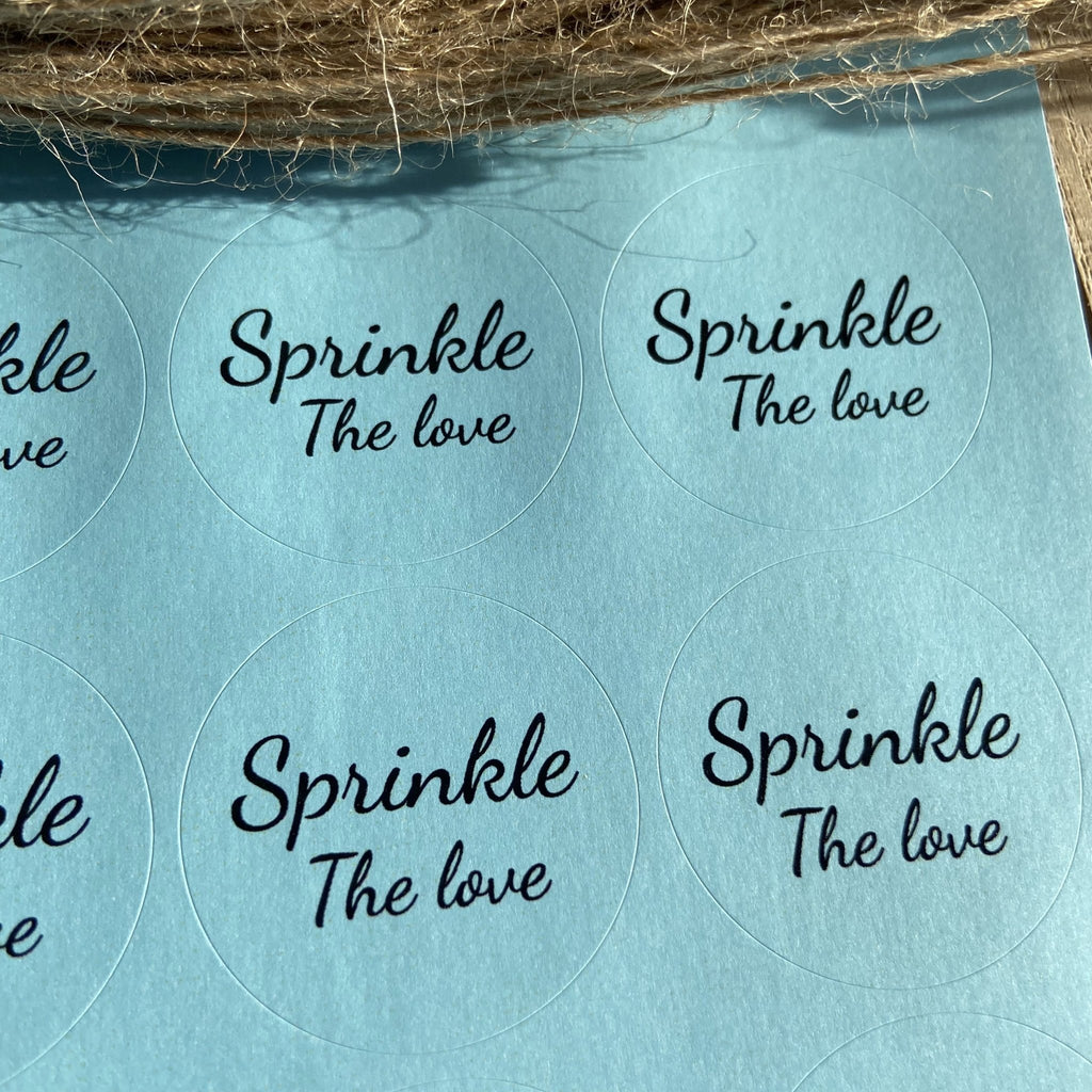 Blue Stickers - Sprinkle The Love Design 5 - Confetti Bee