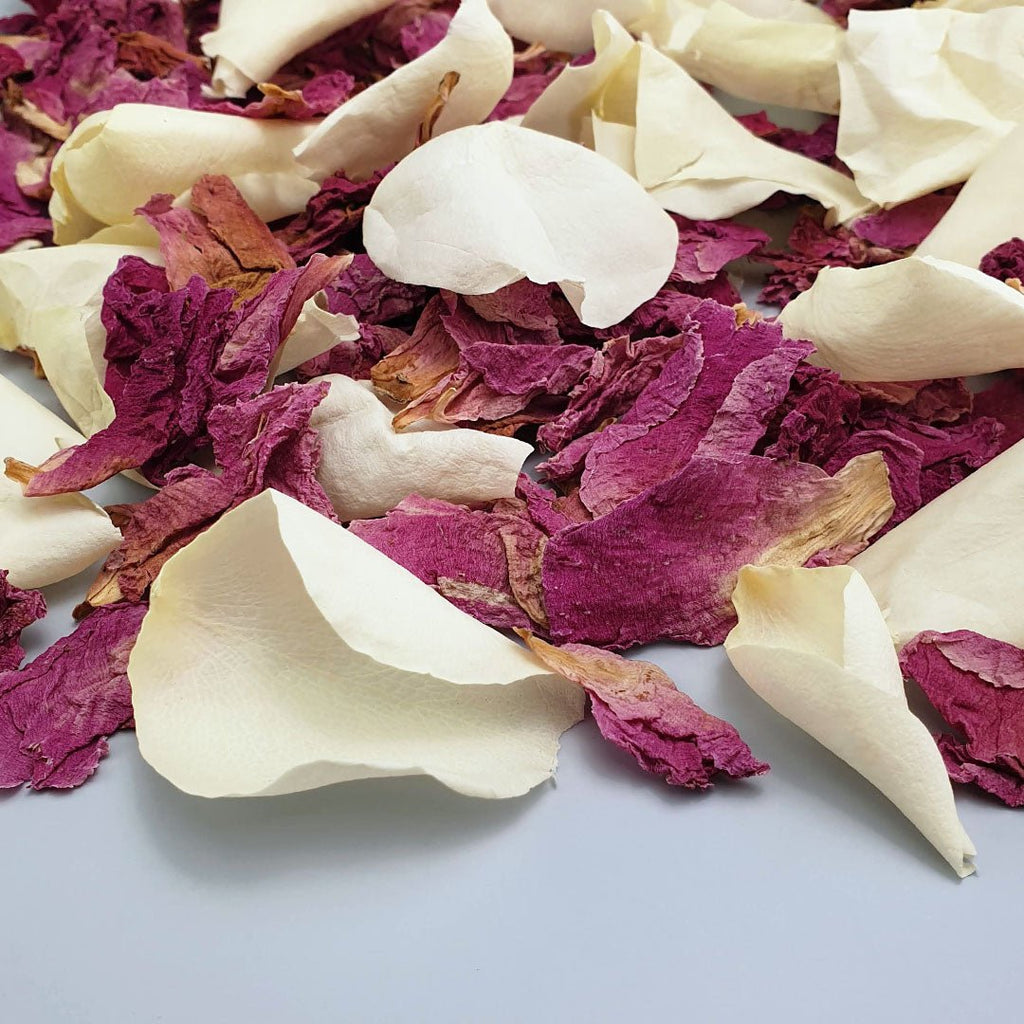 PINK Rose Petal Natural Biodegradable Wedding Confetti Dried Petal Bags  PACKETS