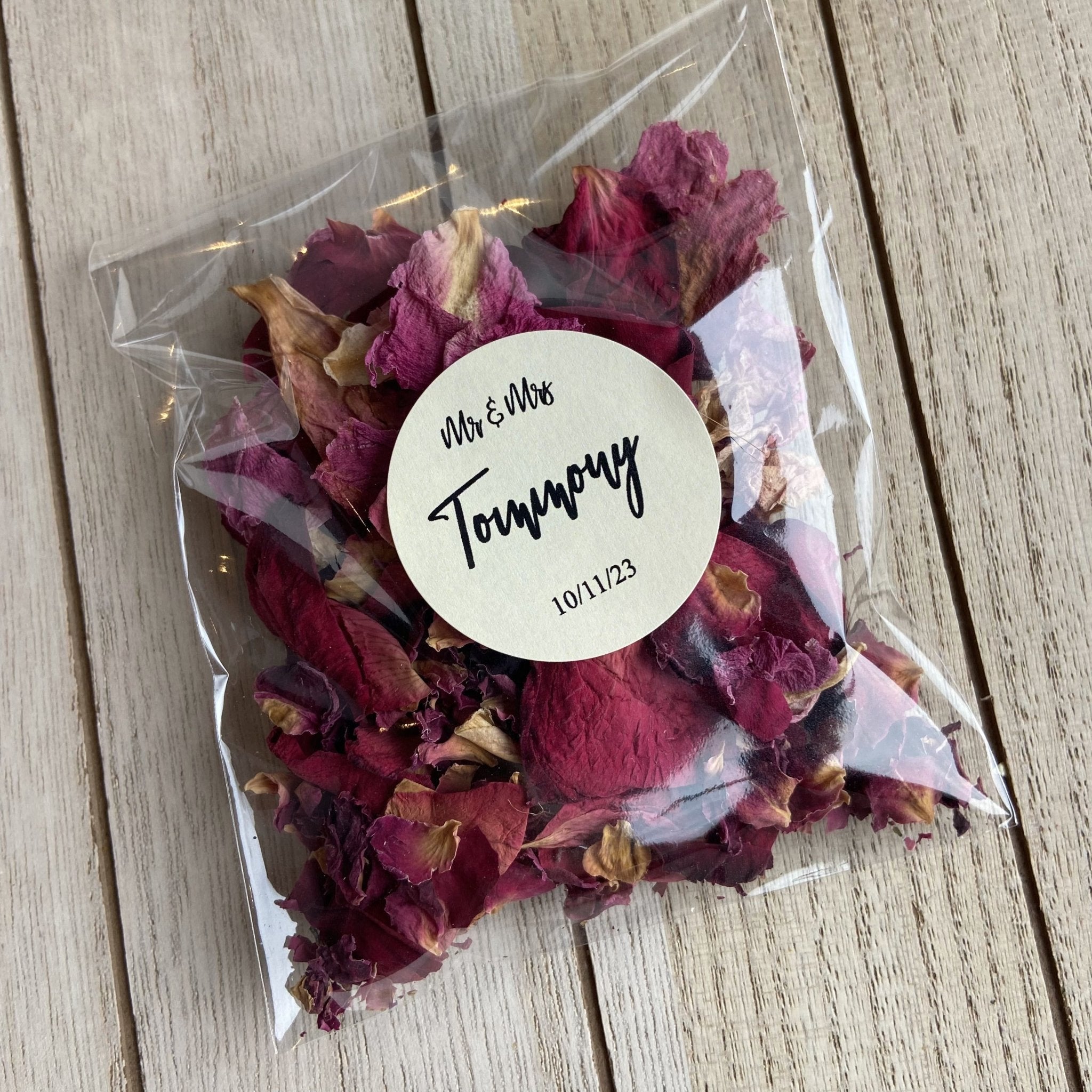 Spring Clear Packet Confetti Clear Packets | Confetti Packaging | Confetti Bee