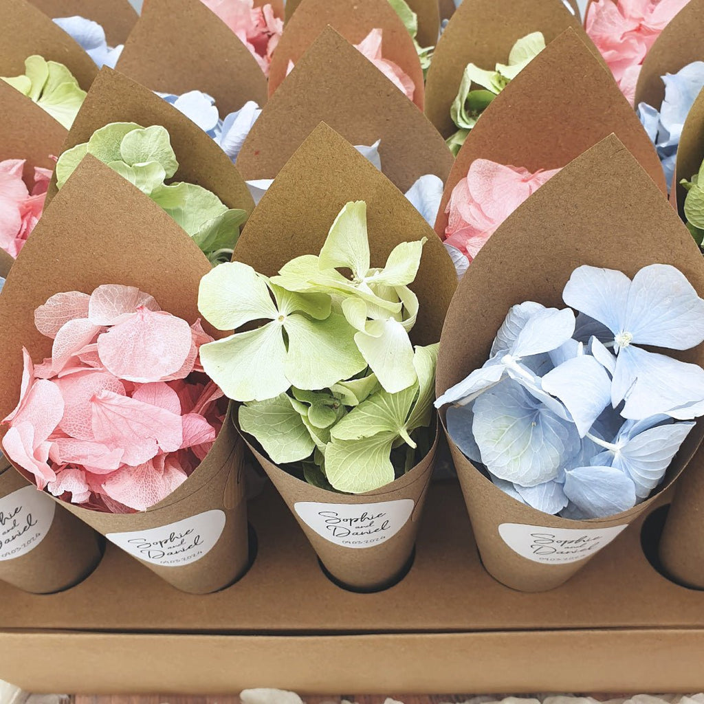 Confetti Cones and Holder - Kraft Brown - Confetti Bee