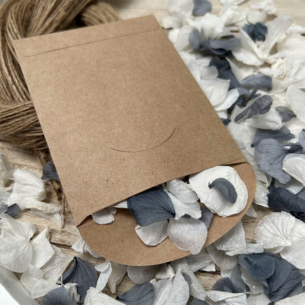 Confetti Kraft Brown Packets - Order Of The Day Design 1 - Confetti Bee