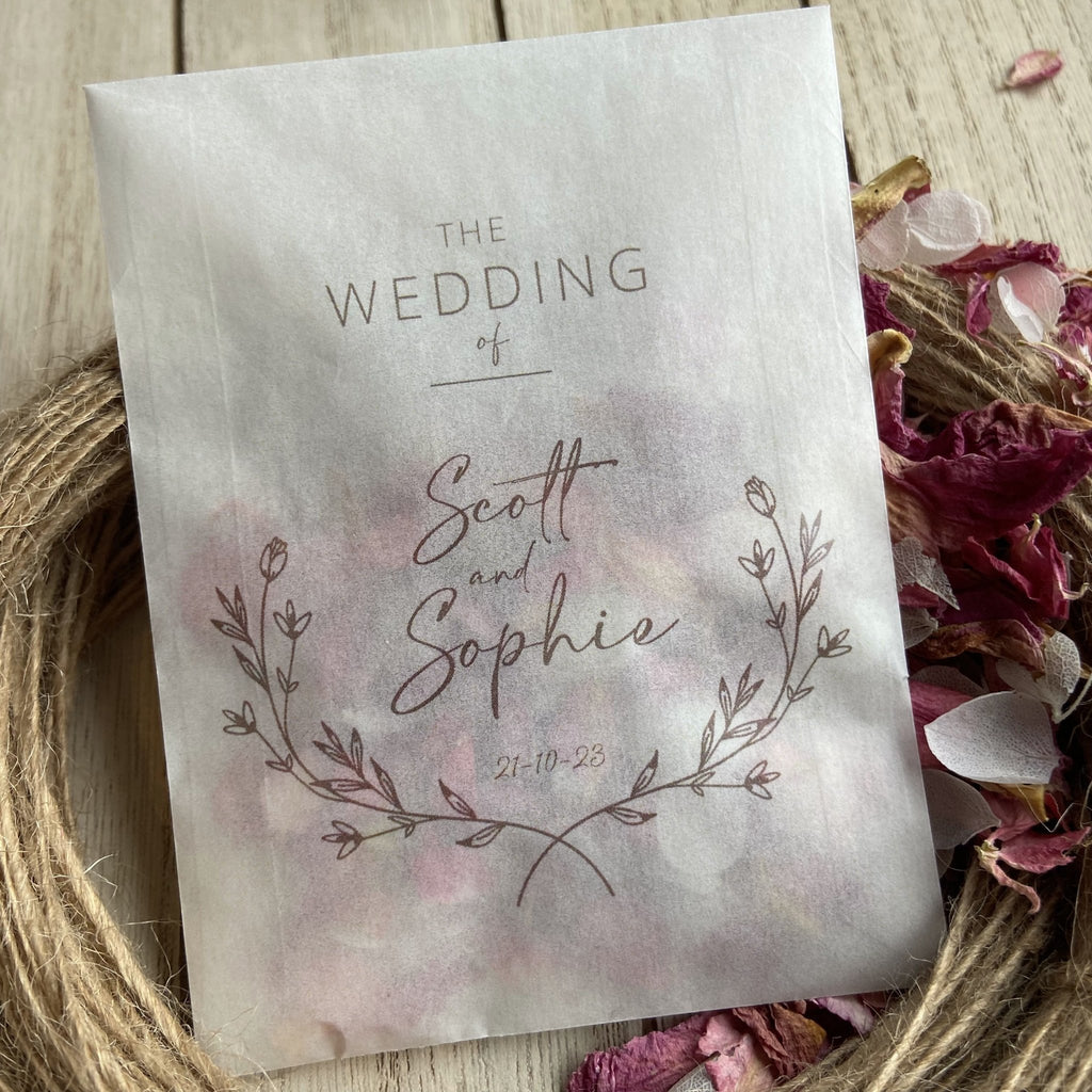 Confetti Packets - Elegant Design 5 - Confetti Bee