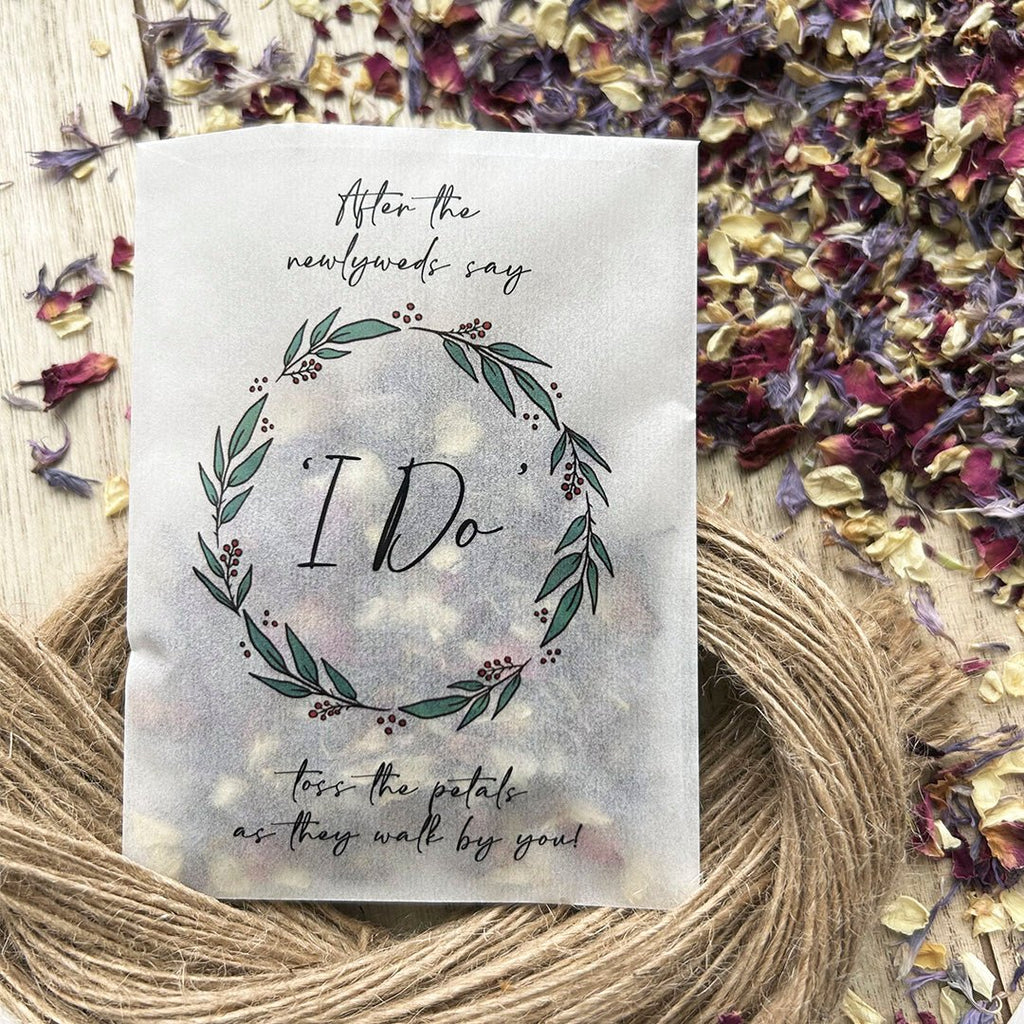 Confetti Packets - Say I Do Design 11 - Confetti Bee
