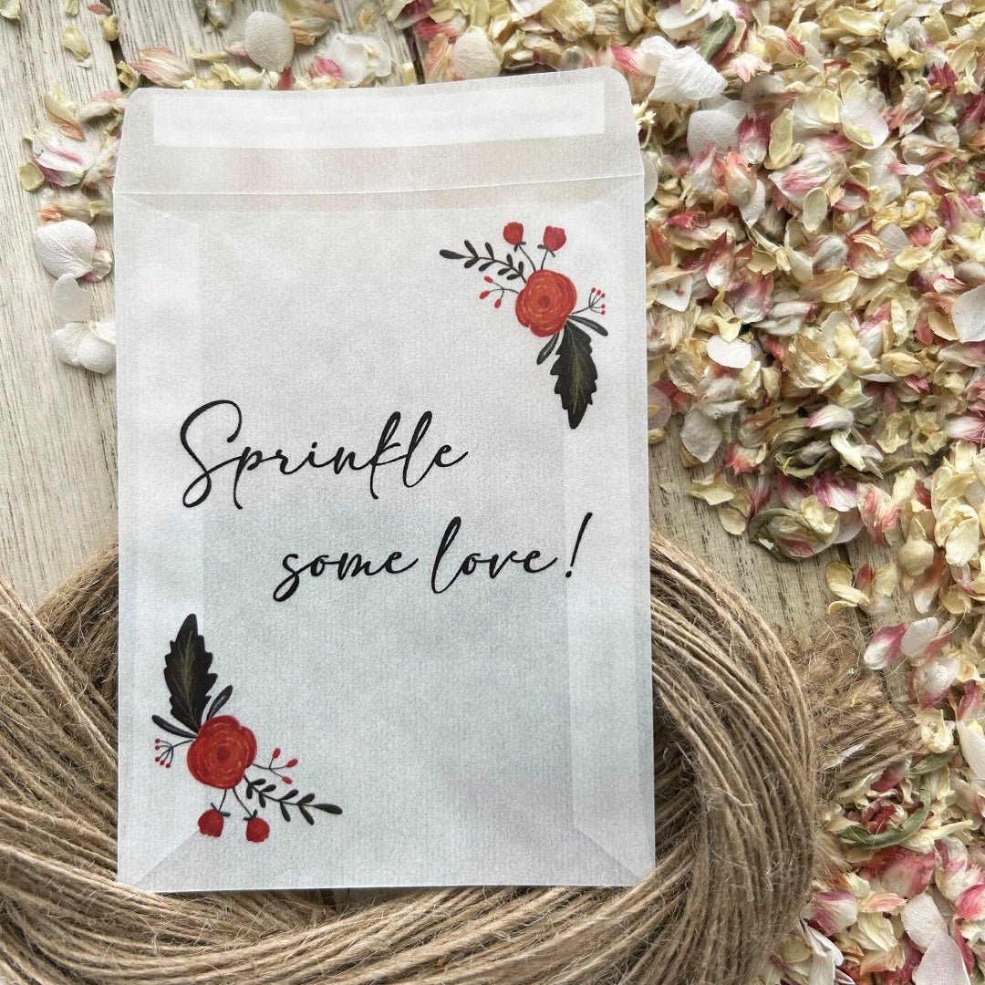 Confetti Packets - Sprinkle Some Love Design 10 | Confetti Packets ...